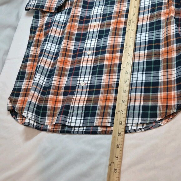 Cremieux Shirt Mens Size XL Indian Madras Plaid Button Up Short Sleeve Cotton 56 - Picture 6 of 11